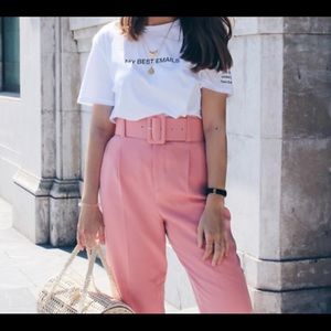 Zara pink pants sizes Xsmall only wore once